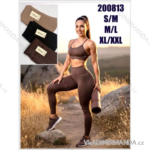 Legíny dlouhé sportovní dámské nadrozměr (S/M - M/L - XL/2XL) MIEGO MIE26200813