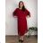 Women's Long Chiffon Short Sleeve Dress (S/M ONE SIZE) ITALIAN FASHION IMWGM23456