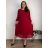 Women's Long Chiffon Short Sleeve Dress (S/M ONE SIZE) ITALIAN FASHION IMWGM23456