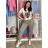 Kalhoty elegantní dámské (S/M/L ONE SIZE) ITALSKÁ MÓDA IM426030/DUR smaragdová S/M/L