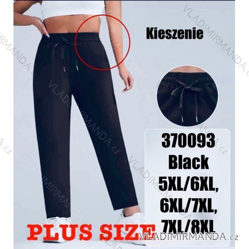 Tepláky dlouhé dámské nadrozměr (5XL/6XL - 6XL/7XL - 7XL/8XL) MIEGO MIE26370093