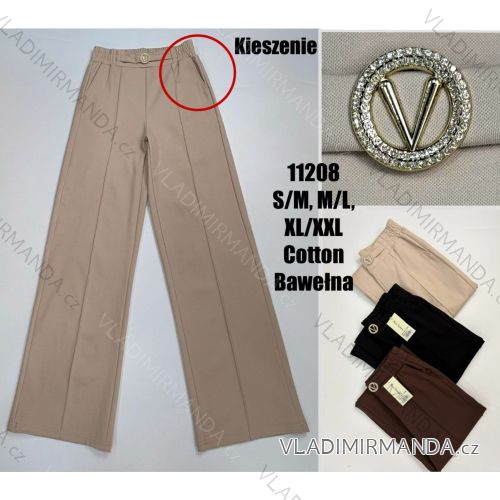 Kalhoty elegantní dámské nadrozměr (S/M - M/L - XL/2XL) MIEGO MIE2611208