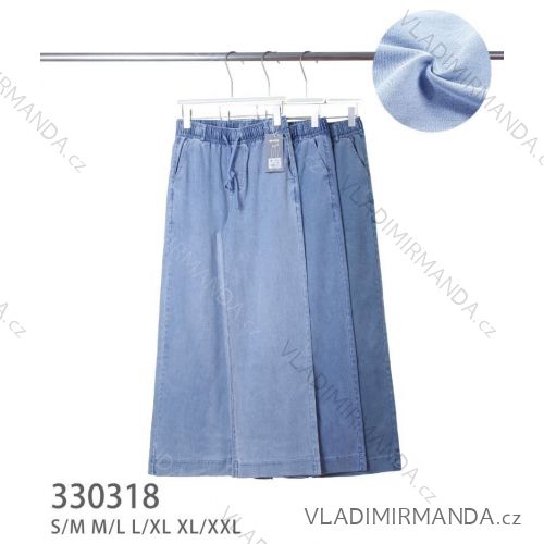 Kalhoty riflové dámské nadrozměr (S/M - M/L - L/XL - XL/2XL) MIEGO MIE26330318