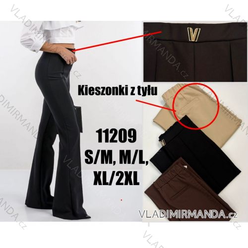 Kalhoty elegantní dámské nadrozměr (S/M - M/L -  XL/2XL) MIEGO MIE2611209