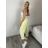 Kalhoty outdoorové s páskem dámské (S/ML ONE SIZE) ITALSKÁ MÓDA IM4261117/DR S/M/L žlutá
