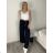 Kalhoty volnočasové s páskem dámské (S/M/L ONE SIZE) ITALSKÁ MÓDA IMSM261119