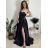 Šaty elegantní společenské, elegantní dámské (S/M ONE SIZE) ITALSKÁ MÓDA FMPCH269417/DUR červená L