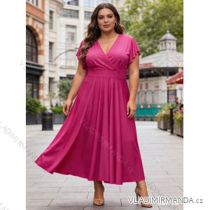 Šaty elegantný letný krátky rukáv dámske (S/M/L ONE SIZE) TALIANSKA MÓDA IM426094