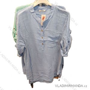 Tunika predĺžená mušelín 3/4 dlhý rukáv dámska (S/M/L ONE SIZE) TALIANSKA MÓDA IMSM26084