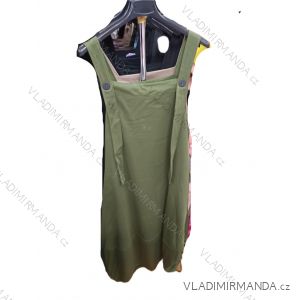 Šaty volnočasové na široká ramínka dámské nadrozměr (42/44/46 ONE SIZE) ITALSKÁ MÓDA IMSM26089