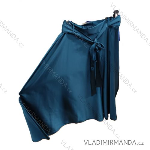 Sukně saténová s páskem dámská (S/M/L ONE SIZE) ITALSKÁ MÓDA IMSM26094