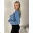 Women's denim jeans jacket MOON (S-2xl) MOON GIRL MOG26GY1158