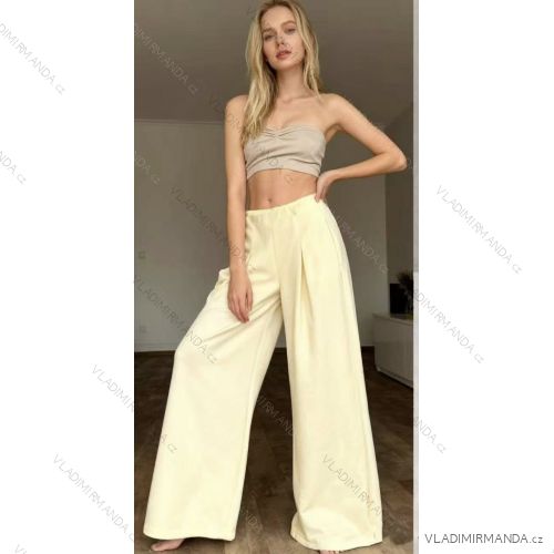 Nohavice dlhé letné dámske nadrozmer (42/44/46 ONE SIZE) TALIANSKA MÓDA IMD26019