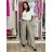 Kalhoty volnočasové s páskem dámské (S/M/L ONE SIZE) ITALSKÁ MÓDA IMSM261119