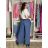 Kalhoty volnočasové s páskem dámské (S/M/L ONE SIZE) ITALSKÁ MÓDA IMSM261119