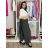 Nohavice volnočasové s opaskom dámske INNA (S/M/L ONE SIZE) TALIANSKA MÓDA IMSM261124