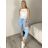 Women's long leather pants (S/M ONE SIZE) ITALIAN FASHION IMPLI2312199