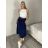 Damen Warmes Langarmkleid (L / XL ONE SIZE) ITALIAN FASHION IM421MIA