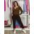 Women's long leather pants (S/M ONE SIZE) ITALIAN FASHION IMPLI2312199