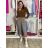 Women's long leather pants (S/M ONE SIZE) ITALIAN FASHION IMPLI2312199