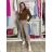 Women's long leather pants (S/M ONE SIZE) ITALIAN FASHION IMPLI2312199
