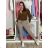 Women's long leather pants (S/M ONE SIZE) ITALIAN FASHION IMPLI2312199