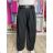 Kurzärmliges Sommer-Freizeitkleid für Damen (S/M/L EINHEITSGRÖSSE) ITALIAN FASHION IMWGB25022 S / M / L schwarz
