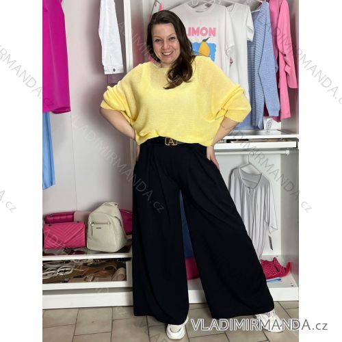 Kurzärmliges Sommer-Freizeitkleid für Damen (S/M/L EINHEITSGRÖSSE) ITALIAN FASHION IMWGB25022 S / M / L schwarz