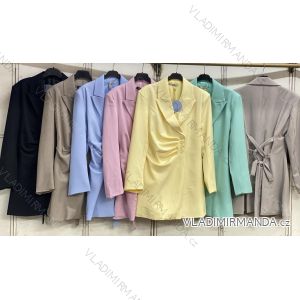 Ärmellose Jacke mit langen Ärmeln (uni sl) ITALIENISCHE Mode IMC17326