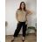 Tunic with pendant short sleeve women's oversized (54/56/58 ONE SIZE) ITALIAN FASHION IM425031