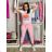 Nohavice strečové dlhé dámske PANTALONE  (S/M/L ONE SIZE) IMPOZ25LV-6318