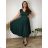 Summer dress oval short sleeve women's oversized (50/52/54 ONE SIZE) ITALIAN FASHION IM425011