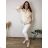 Women's Oversized Knitted Long Sleeve Sweater (S/M ONE SIZE) ITALIAN FASHION IMSN2416125 50/52/54 zelená mintova