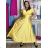 Šaty dlouhé elegantní krátký rukáv dámské ANNA (S/M/L ONE SIZE) ITALSKÁ MÓDA IM4260024