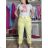 Kalhoty strečové dlouhé dámské (S/M/L ONE SIZE) ITALSKÁ MÓDA IM426093/DU S/M/L žlutá