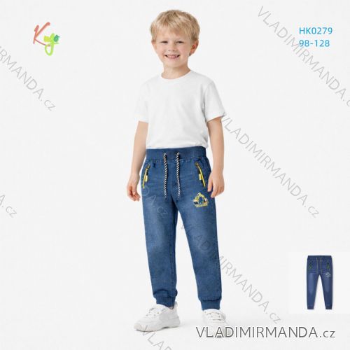 Rifle jeans dlouhé dětské chlapecké (98-128) KUGO HK0279