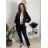 Kleid mit Knöpfen und geknöpften Damen (uni s-m) ITALIAN FASHION IM2203948