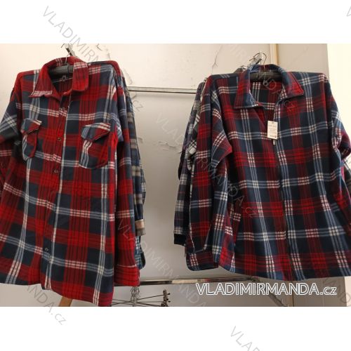 Košile klasik dlouhý rukáv pánská nadrozměr (L-3XL) NAN26003