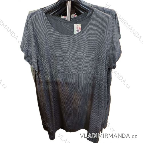 Šaty letné krátky rukáv dámske nadrozmer (42/44/46 ONE SIZE) TALIANSKA MÓDA IMSM26114