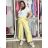 Kalhoty dlouhé elegantní dámské JITKA (S/M/L ONE SIZE) ITALSKÁ MÓDA IM426070/DU S/M/L světle modrá