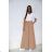 Elegante, lange Jogginghose für Damen (Einheitsgröße S/M/L) ITALIAN FASHION IMD23634 hnědá camel S / M / L