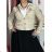 Women's short denim jacket (2XL-6XL) MOON GIRL MOON25GYD1337P