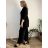 Buttoned Dress with Buttoned Ladies (uni s-m) ITALIAN FASHION IM2203948 M/L/XL black