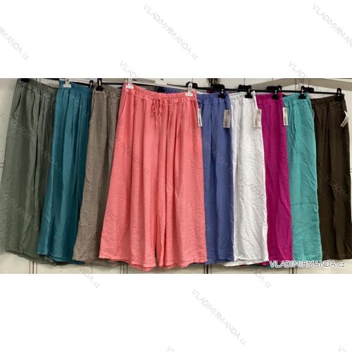 Women's summer pants oversized (44/46/48 ONE SIZE) ITALIAN FASHION IMC26106