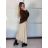 Women's mid-length denim skirt (S/M/L ONE SIZE) ITALIAN FASHION IMPLI255238