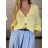 Sveter oversize pletený na gombíky dlhý rukáv dámsky (M/L/XL ONE SIZE) INDICKÁ MÓDA IMWKA252700