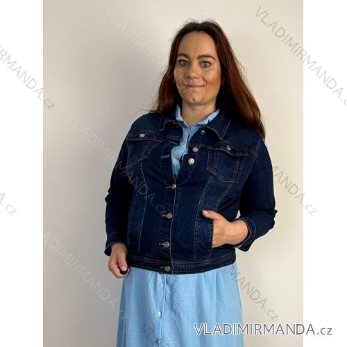 Bunda riflová jeans dámska nadrozměr(4XL-8XL) GYD261939