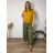 Summer dress oval short sleeve women's oversized (50/52/54 ONE SIZE) ITALIAN FASHION IM425011
