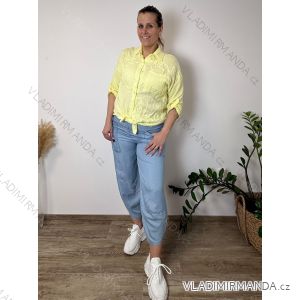 Übergroßer gestrickter Langarmpullover für Damen (S/M EINHEITSGRÖSSE) ITALIAN FASHION IMSN2416125