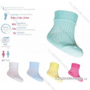Ponožky kojenecké dívčí (0-3,3-6,6-9 měs) YO! SKC/BUC/MIX